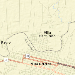 Villa Dolores Street Map