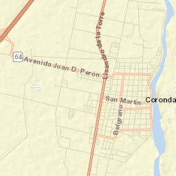 Coronda Street Map
