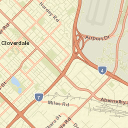 Cloverdale Street Map