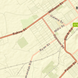 Broken Hill Street Map