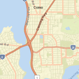 Salter Point Street Map