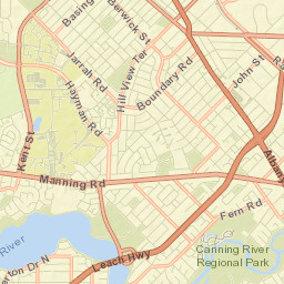 Bentley Street Map