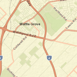 Wattle Grove Street Map