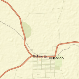 Dunedoo Street Map