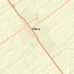 Oliva Street Map