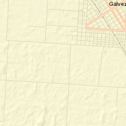 Gálvez Street Map