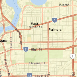 White Gum Valley Street Map
