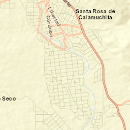 Santa Rosa de Calamuchita Street Map