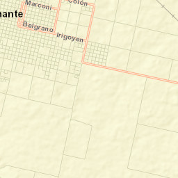 Diamante Street Map