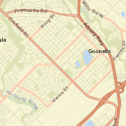 Gosnells Street Map