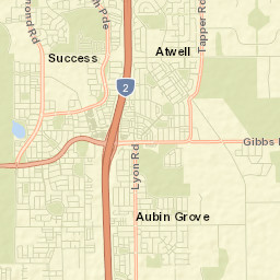 Aubin Grove Street Map