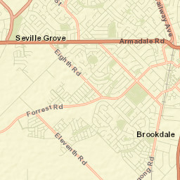 Brookdale Street Map