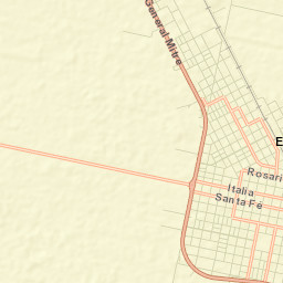 El Trébol Street Map