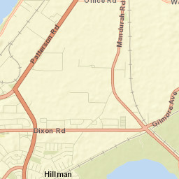 Hillman Street Map