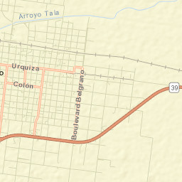 Rosario del Tala Street Map