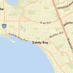 Safety Bay Street Map