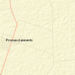 Pronunciamiento Street Map