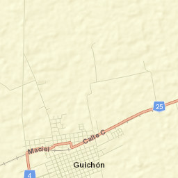 Guichón Street Map
