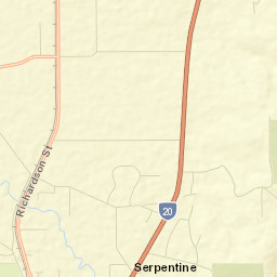 Serpentine Street Map