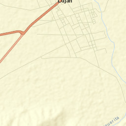 Luján Street Map