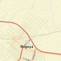 Nogoyá Street Map