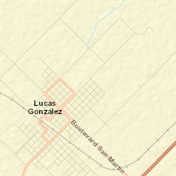 Lucas González Street Map