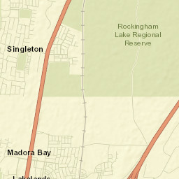 Singleton Street Map