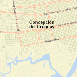 Concepción del Uruguay Street Map