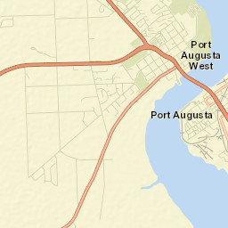 Port Augusta West Street Map