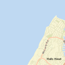 Halls Head Street Map