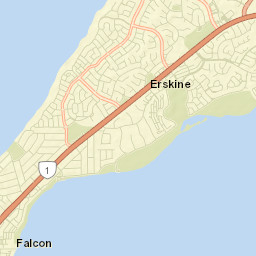 Erskine Street Map