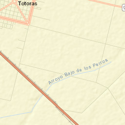 Totoras Street Map