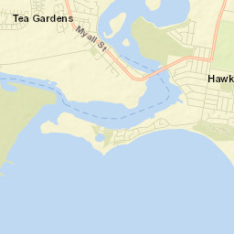 Hawks Nest Street Map