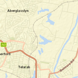 Rutherford Street Map