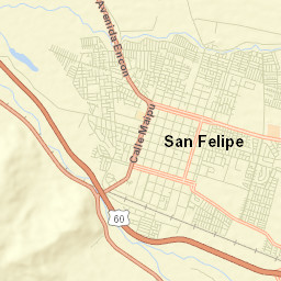 San Felipe Street Map