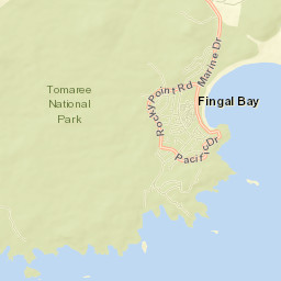 Fingal Bay Street Map