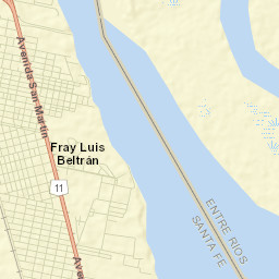 Fray Luis A. Beltrán Street Map