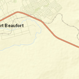 Fort Beaufort Street Map