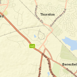 Thornton Street Map