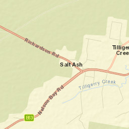 Salt Ash Street Map