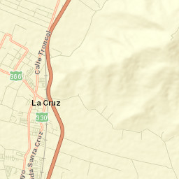 La Cruz Street Map