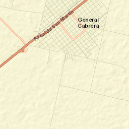 General Cabrera Street Map