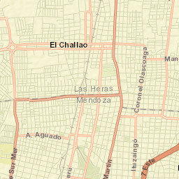 Las Heras Street Map