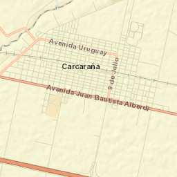 Carcarañá Street Map
