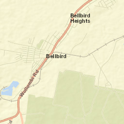 Bellbird Street Map