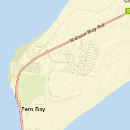 Fern Bay Street Map