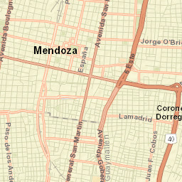 Mendoza Street Map