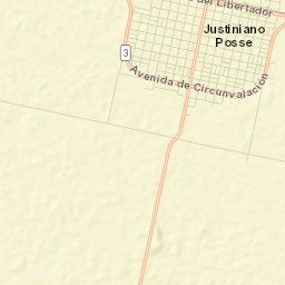 Justiniano Posse Street Map