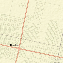 Roldán Street Map