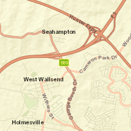 Cameron Park Street Map